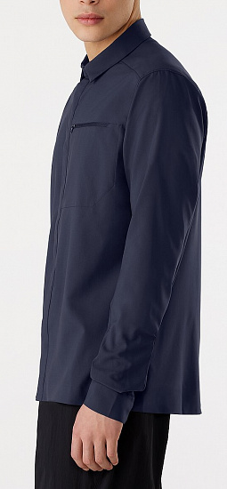 Рубашка мужская Arcteryx Skyline LS Black Sapphire - Фото 3 большая