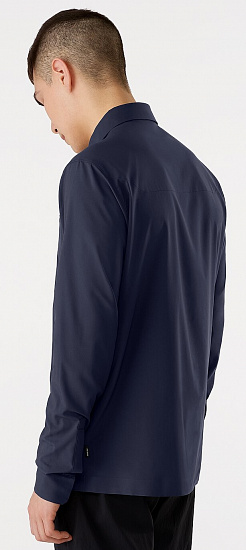 Рубашка мужская Arcteryx Skyline LS Black Sapphire - Фото 4 большая