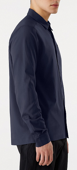 Рубашка мужская Arcteryx Skyline LS Black Sapphire - Фото 5 большая