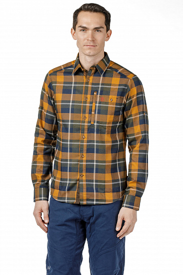 Рубашка мужская Fjallraven Fjallglim Deep Forest - Фото 4 большая
