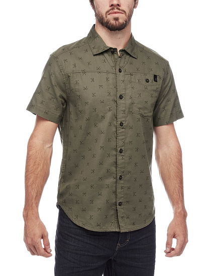 Рубашка мужская Black Diamond SS Solution Sergeant Print - Фото 2 большая