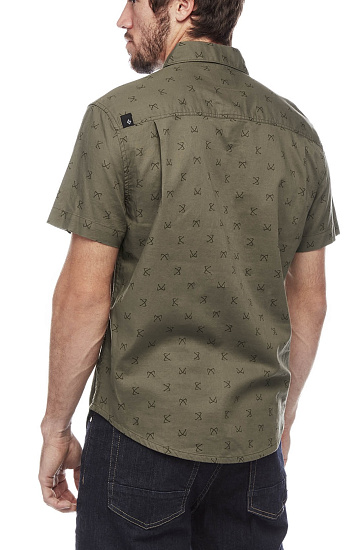 Рубашка мужская Black Diamond SS Solution Sergeant Print - Фото 3 большая