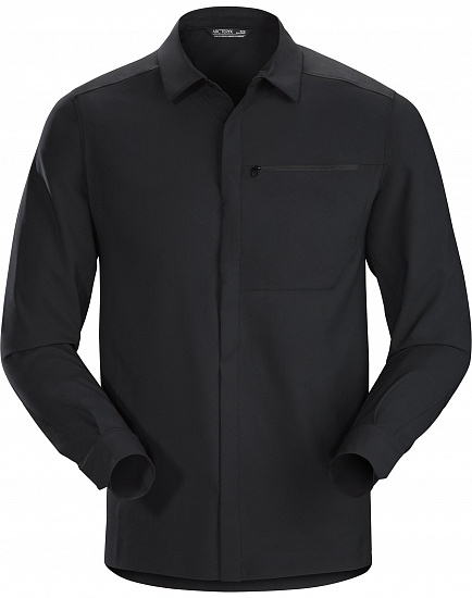 Рубашка мужская Arcteryx Skyline LS Black - Фото 1 большая