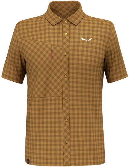 Рубашка мужская Salewa Puez Golden Brown - Фото 1 большая