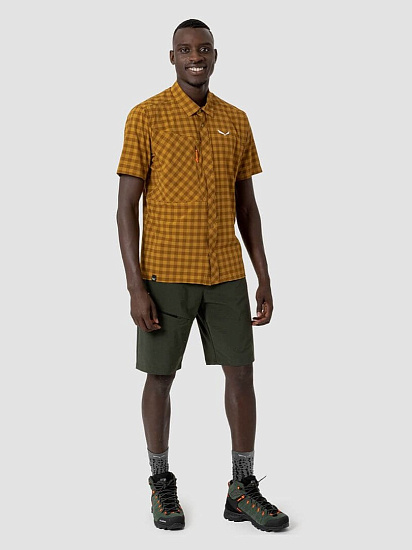 Рубашка мужская Salewa Puez Golden Brown - Фото 2 большая