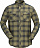 Рубашка мужская Norrona Svalbard Flannel Olive Drab/Slate Grey - Фото 1 малая
