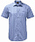 Рубашка мужская Jack Wolfskin Rays Stretch Vent Shirt Blue Checks - Фото 1 малая
