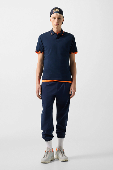 Поло мужское Bogner Fire+Ice Arjan Night Blue - Фото 7 большая