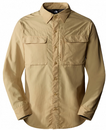 Рубашка мужская The North Face Sequoia Ls Khaki Stone - Фото 1 большая
