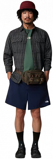 Рубашка мужская The North Face Sequoia Plaid Asphalt Grey/Ne - Фото 7 большая