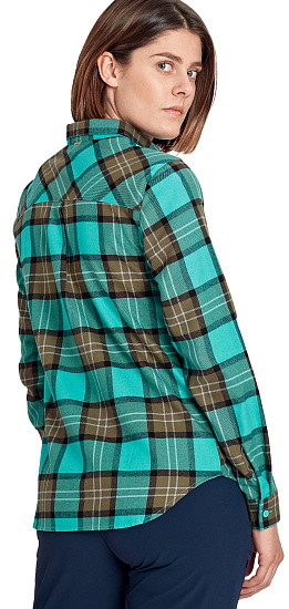 Рубашка женская Mammut Trovat LS Ceramic/Iguana - Фото 3 большая