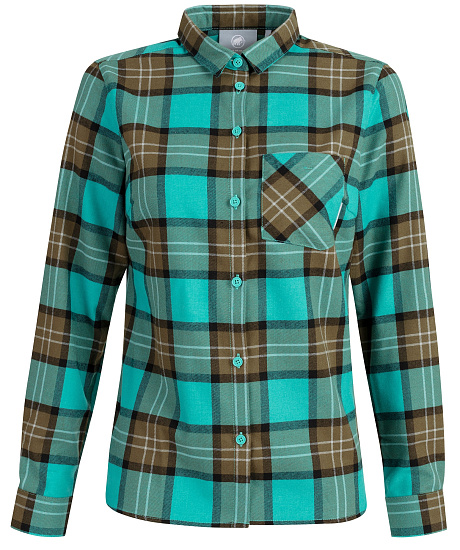 Рубашка женская Mammut Trovat LS Ceramic/Iguana - Фото 1 большая