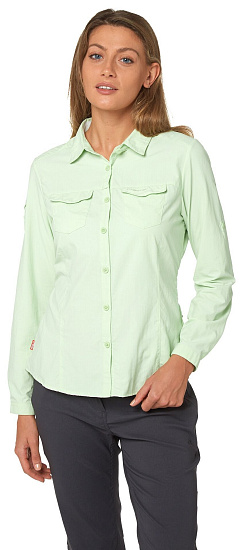 Рубашка женская Craghoppers NosiLife Adventure II LS Фисташковый - Фото 2 большая