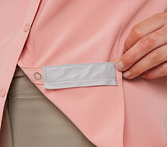 Рубашка женская Craghoppers Nosilife Pro LS Розовый - Фото 6 большая