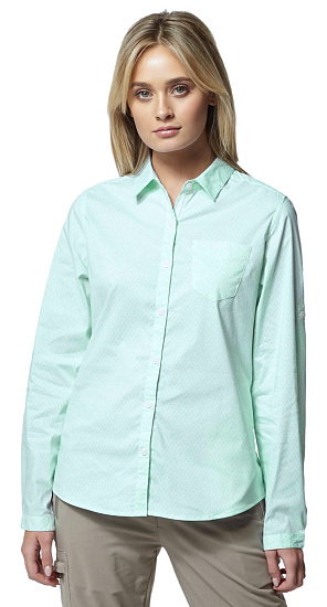 Рубашка женская Craghoppers NosiLife Verona LS Синий - Фото 2 большая