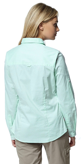 Рубашка женская Craghoppers NosiLife Verona LS Синий - Фото 3 большая