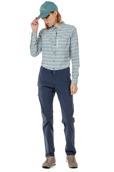 Брюки женские Fjallraven High Coast Trail Navy - Фото 2 большая