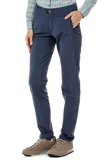 Брюки женские Fjallraven High Coast Trail Navy - Фото 4 большая