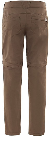 Брюки женские The North Face Exploration Convertible Weimaraner Brown - Фото 2 большая