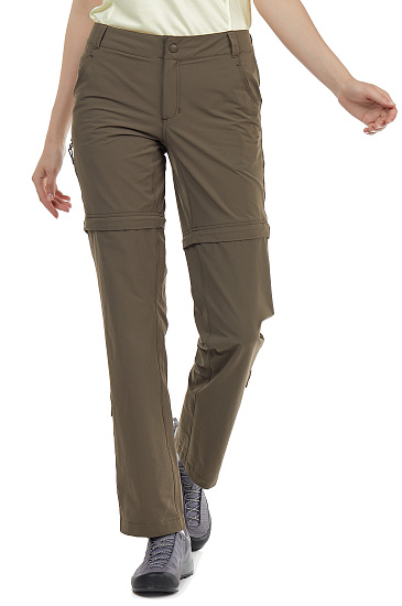 Брюки женские The North Face Exploration Convertible Weimaraner Brown - Фото 3 большая