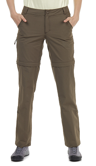 Брюки женские The North Face Exploration Convertible Weimaraner Brown - Фото 4 большая