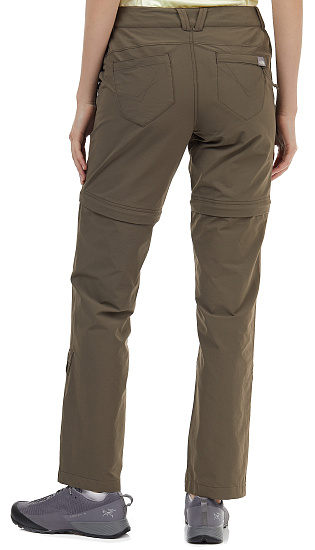 Брюки женские The North Face Exploration Convertible Weimaraner Brown - Фото 6 большая