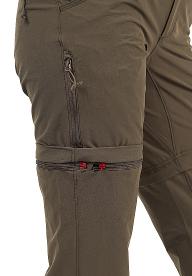 Брюки женские The North Face Exploration Convertible Weimaraner Brown - Фото 9 большая