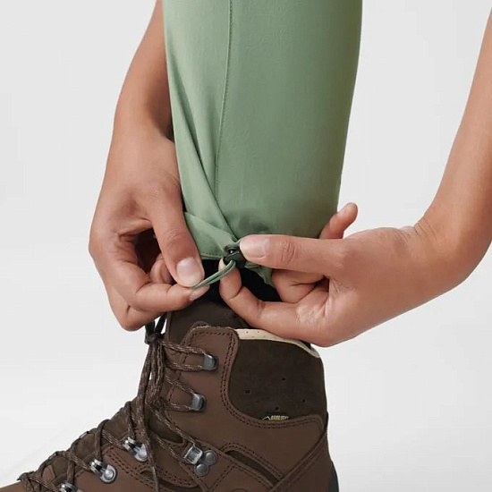 Брюки женские Fjallraven Abisko Midsummer Jade Green/Patina Green - Фото 8 большая