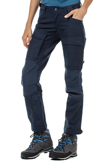Брюки женские Lundhags Authentic II Синий/Сер.меланж - Фото 4 большая