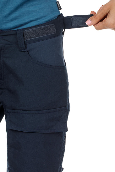 Брюки женские Lundhags Authentic II Синий/Сер.меланж - Фото 6 большая