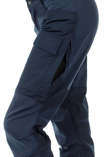 Брюки женские Lundhags Authentic II Синий/Сер.меланж - Фото 9 большая