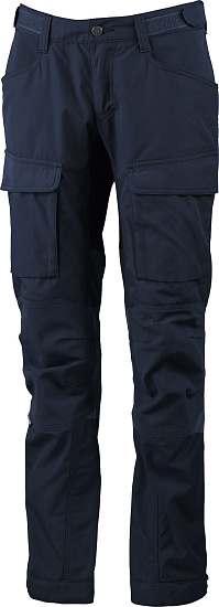 Брюки женские Lundhags Authentic II Синий/Сер.меланж - Фото 1 большая