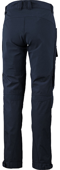 Брюки женские Lundhags Authentic II Синий/Сер.меланж - Фото 2 большая