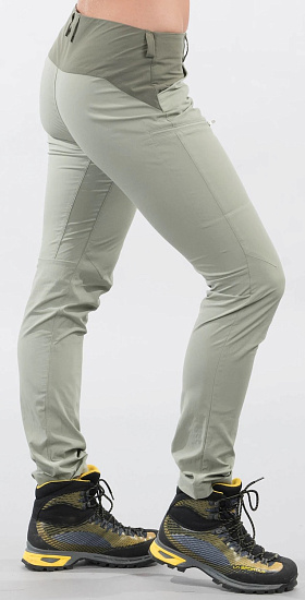 Брюки женские Bergans Utne V5 Lt Green Mud/Green Mud - Фото 3 большая