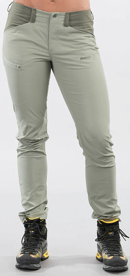 Брюки женские Bergans Utne V5 Lt Green Mud/Green Mud - Фото 5 большая