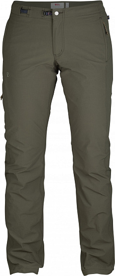 Брюки женские Fjallraven High Coast Trail Mountain Grey - Фото 1 большая
