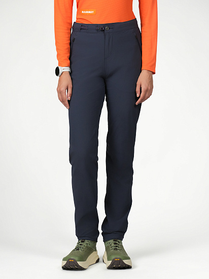 Брюки женские Fjallraven High Coast Trail Navy - Фото 4 большая