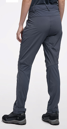 Брюки женские Haglofs Lite Flex Dense Blue - Фото 4 большая