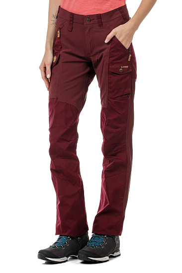 Брюки женские Fjallraven Nikka Dark Garnet - Фото 3 большая