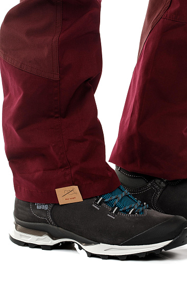 Брюки женские Fjallraven Nikka Dark Garnet - Фото 6 большая