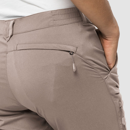Брюки женские Jack Wolfskin Activate Light Zip Off Moon rock - Фото 4 большая