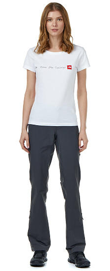 Брюки женские The North Face Exploration Short Asphalt Grey - Фото 3 большая