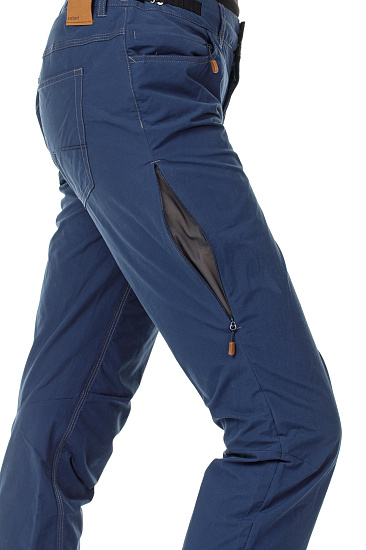 Брюки женские Norrona Svalbard Light Cotton Indigo Night - Фото 5 большая