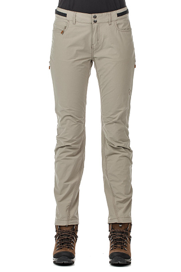 Брюки женские Norrona Svalbard Light Cotton Sandstone - Фото 5 большая