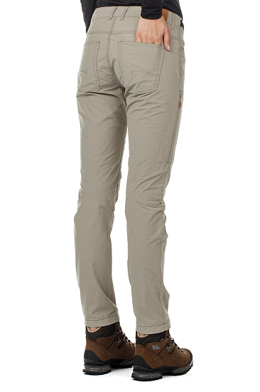 Брюки женские Norrona Svalbard Light Cotton Sandstone - Фото 7 большая