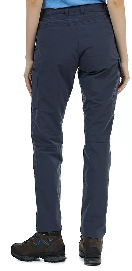 Брюки женские Fjallraven Travellers MT Dark Navy - Фото 5 большая