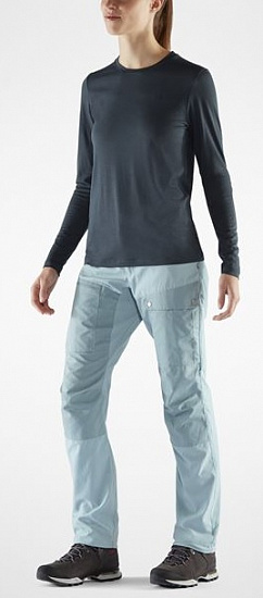 Брюки женские Fjallraven Abisko Midsummer Mineral Blue-Clay Blue - Фото 3 большая
