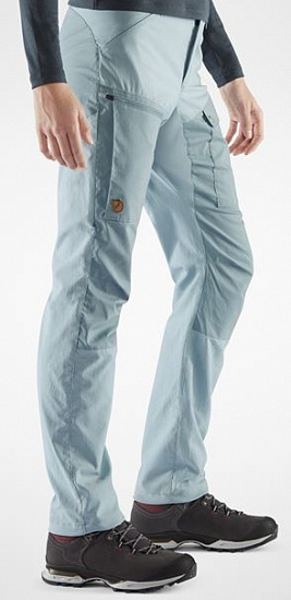 Брюки женские Fjallraven Abisko Midsummer Mineral Blue-Clay Blue - Фото 5 большая