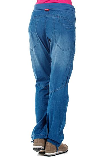 Брюки женские Ocun Noya Jeans Middle Blue - Фото 6 большая