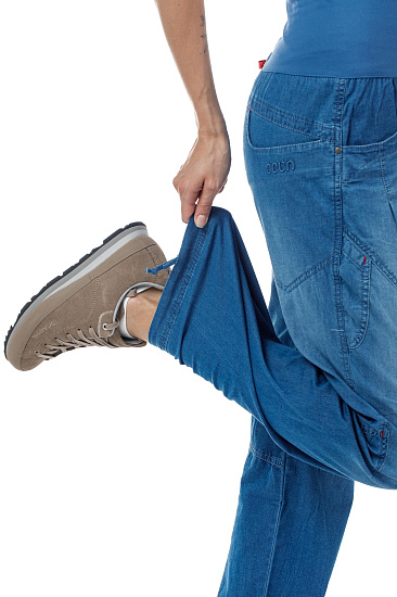 Брюки женские Ocun Noya Jeans Middle Blue - Фото 10 большая